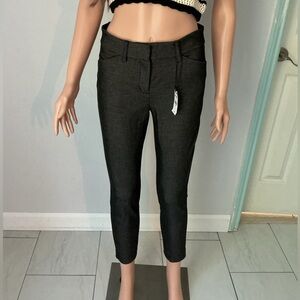 Express Black Skinny Mid Rise Pants 2S